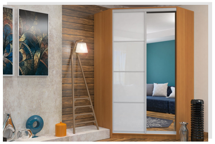 Цвет углового шкафа-купе в стиле ретро Цвет углового шкафа-купе в стиле ретро