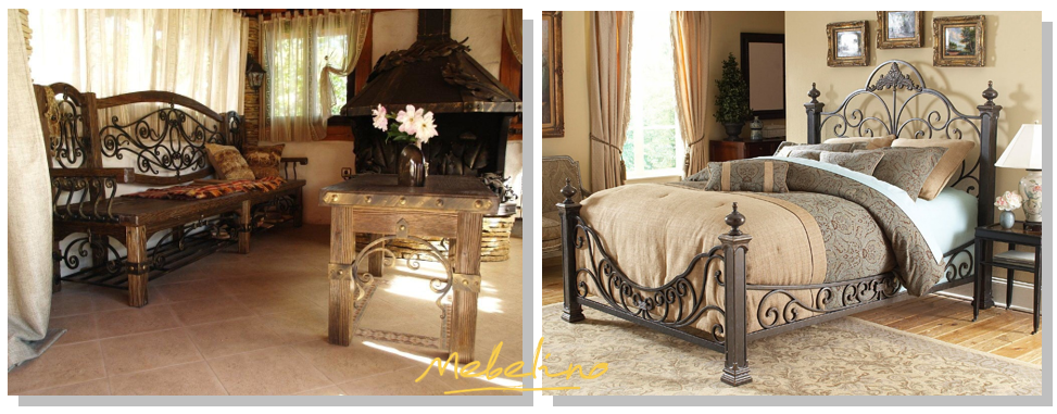 Мебель из массива со вставками из металла, стекла Мебель из массива со вставками из металла, стекла