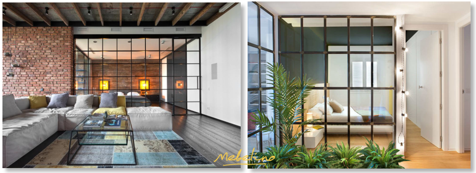 Стационарные перегородки лофт Стационарные перегородки лофт