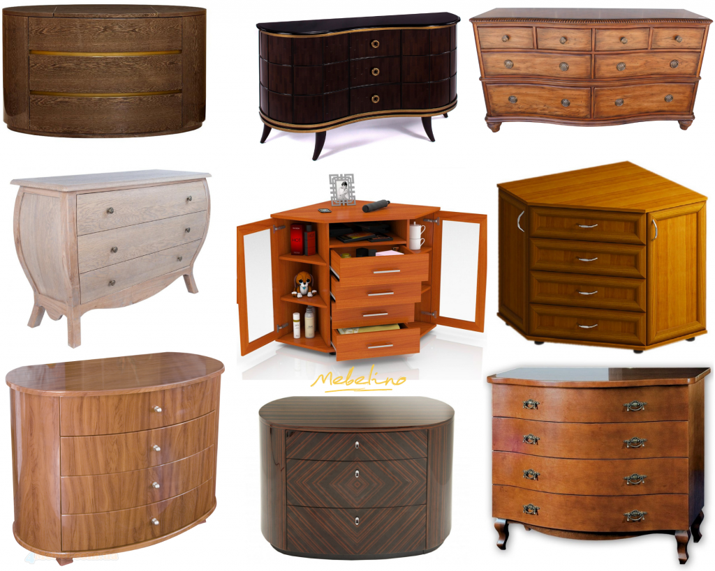 Комоды из массива: формы Комоды из массива: формы