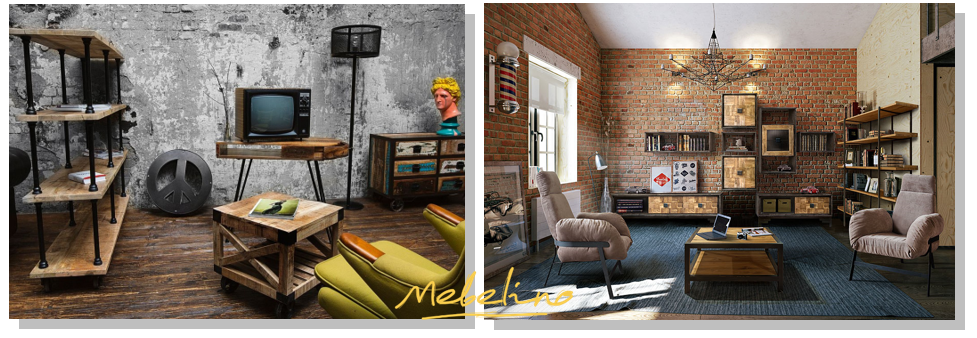 Мебель из массива дерева в стиле лофт Мебель из массива дерева в стиле лофт