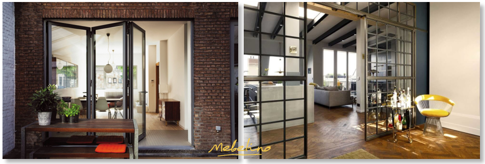 Раздвижные и складывающиеся перегородки лофт Раздвижные и складывающиеся перегородки лофт