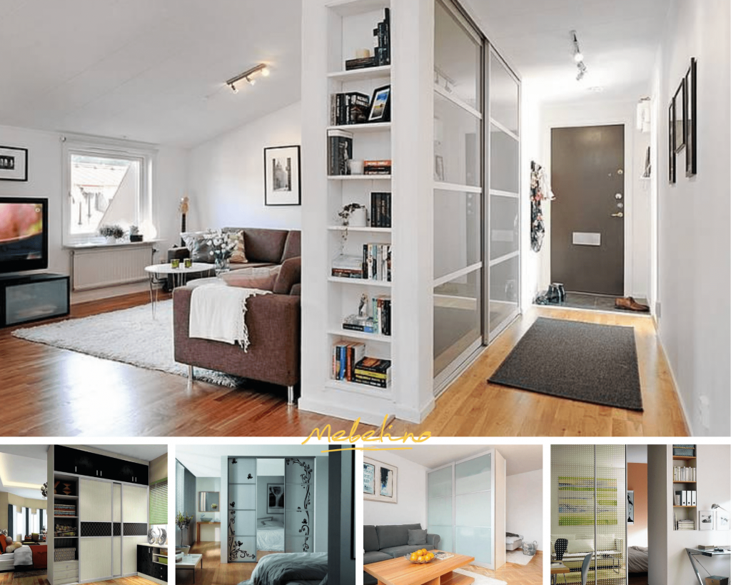 Как выглядят двусторонние шкафы-купе в разном исполнении Как выглядят двусторонние шкафы-купе в разном исполнении