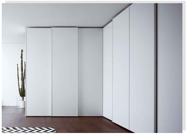 Цвет углового шкафа-купе в стиле минимализм Цвет углового шкафа-купе в стиле минимализм