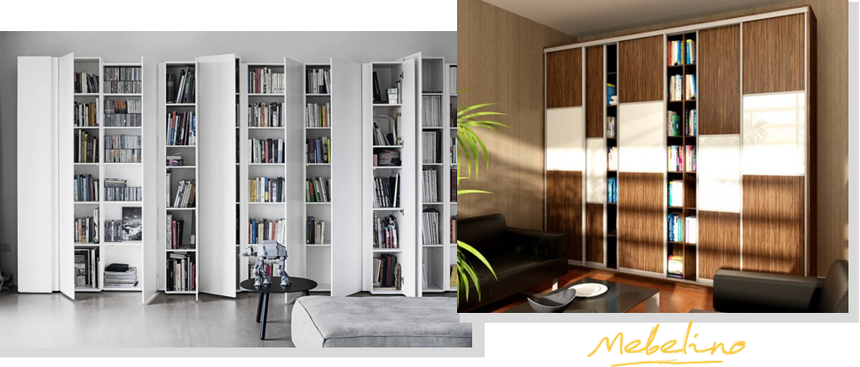 Библиотека с глухим фасадом Библиотека с глухим фасадом