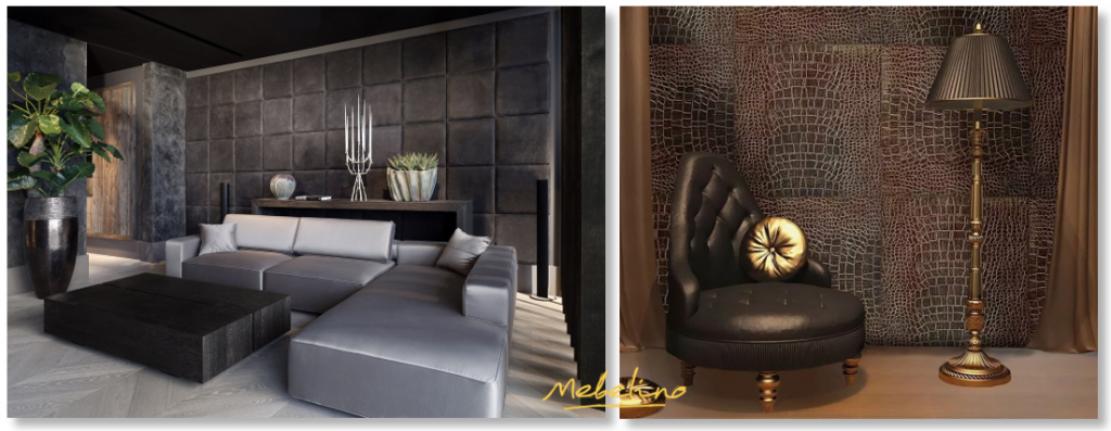 Кожаные стеновые панели Кожаные стеновые панели