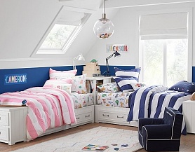 Мебель в детскую комнату для двоих в стиле «Кантри» Md25077
